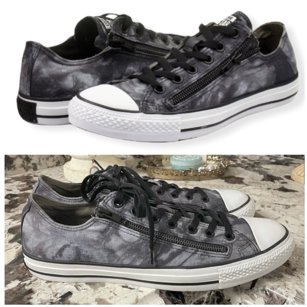 Converse Tie-Dye Double Zip Grey Low Ps Size 11.5